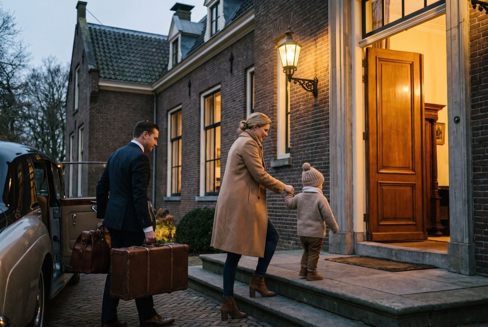 A family settling happily into life in the Netherlands